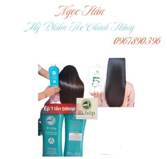 Bibop - Thuốc duỗi tóc Bibop Collagen 1000ml - Ép 1 lần tại nhà cực kỳ hiệu quả  [HÀNG CHÍNH HÃNG]