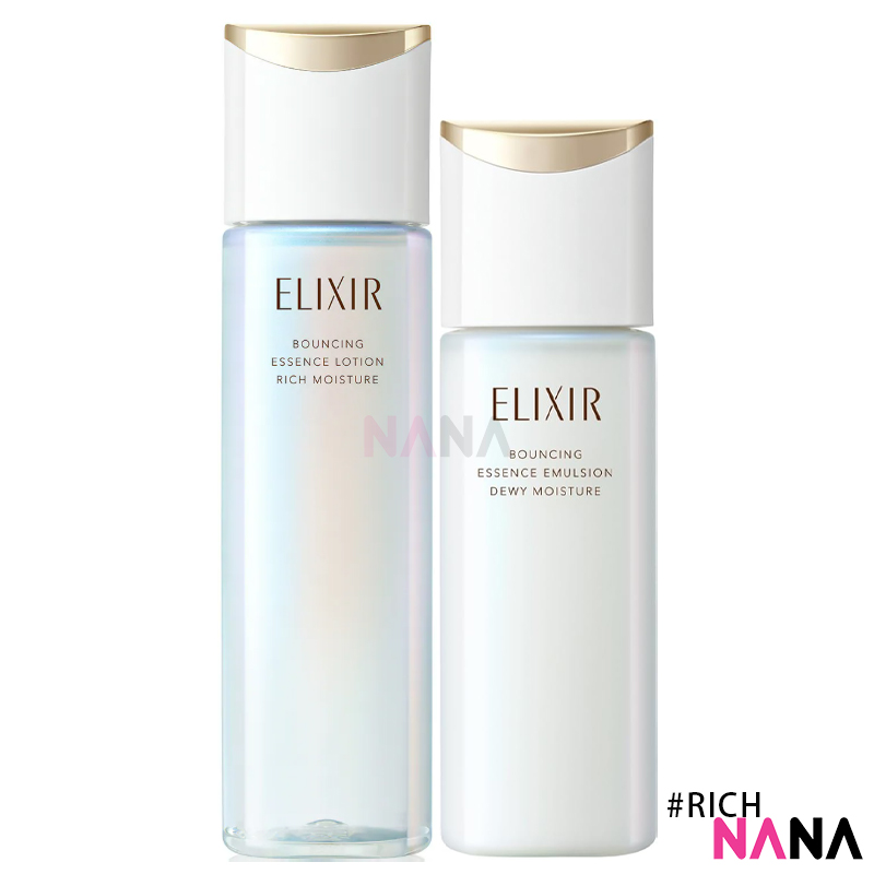 Shiseido Elixir Bouncing Essence Rich Set (Lotion 170ml + Emulsion 130ml) ราคา 2,420 บาท*ส่งฟรี