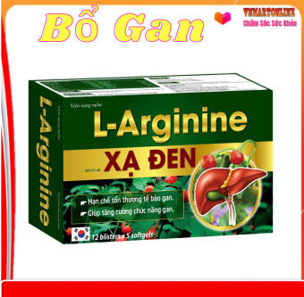 Viên Uống Giải Độc Gan L - Arginin Xạ Đen Bảo Vệ Gan, Giúp Thanh Nhiệt, Giải Độc, Mát Gan, Hạ Men Gan, Bảo Vệ - VNmart Online