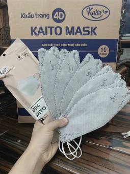 1 Thùng Gồm 300 Cái Khẩu Trang 4D MASK KF94 Công Nghệ Dập Hàng Quốc, Thiết Kế Thời Trang, Kháng Khuẩn