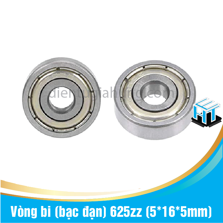 Set 2 cái vòng bi 625zz