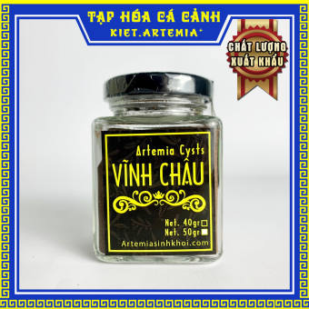 Trứng artemia Vĩnh Châu, thức ăn cho cá Betta, Guppy - Artemia Vĩnh Châu tỉ lệ nở cao