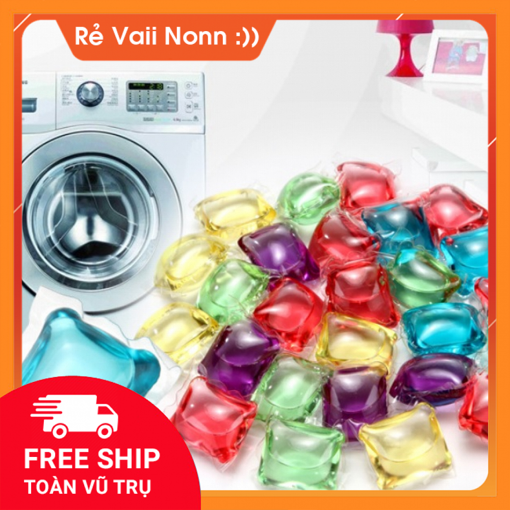 [HCM]Viên Giặt Xả Quần Áo  Đa Năng 3IN1 Siêu Tiện Lợi Hộp 30 Viên Giúp Giặt Quần Áo Dễ Dàng Tiện Lợi Lại Cực Sạch Và Thơm Lâu