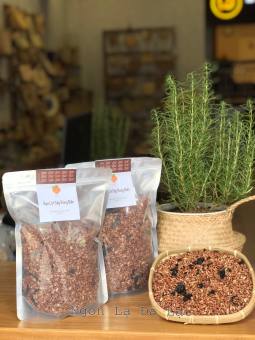 GẠO LỨT RONG BIỂN CHÁY TỎI 450G -  NGON LẠ ĐÀ LẠT