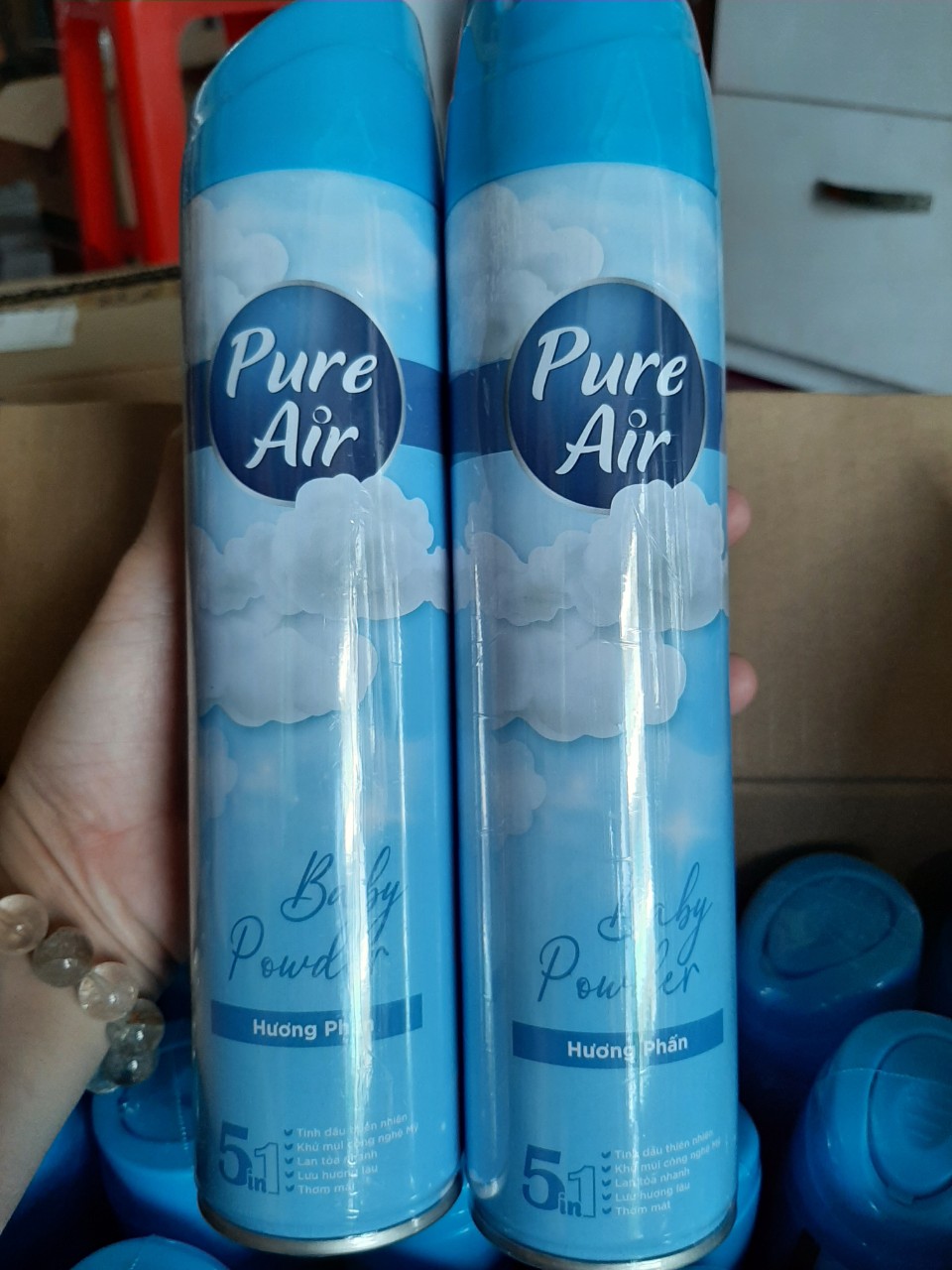 nước hoa xịt phòng pure air 280ml (mẫu mới) 6