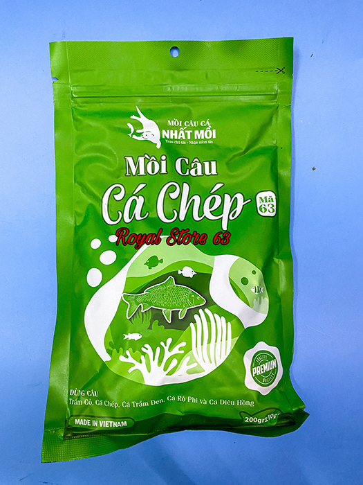 Mồi câu nhất mồi- phú thành: cá chép mã 63