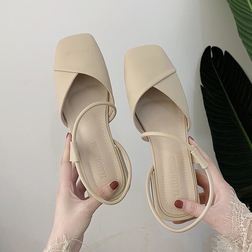 XẢ KHO Giày sục 3p đinh lỗ sang chảnh mùa hè