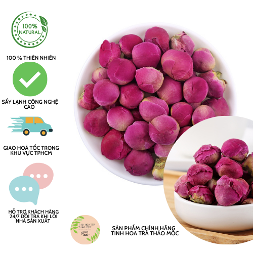 Hoa mẫu đơn khô 100 gram_tinhhoatrathaomoc