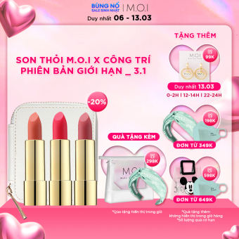 Son thỏi M.O.I x Công Trí Phiên Bản Giới Hạn _ 3.1 và 3.2