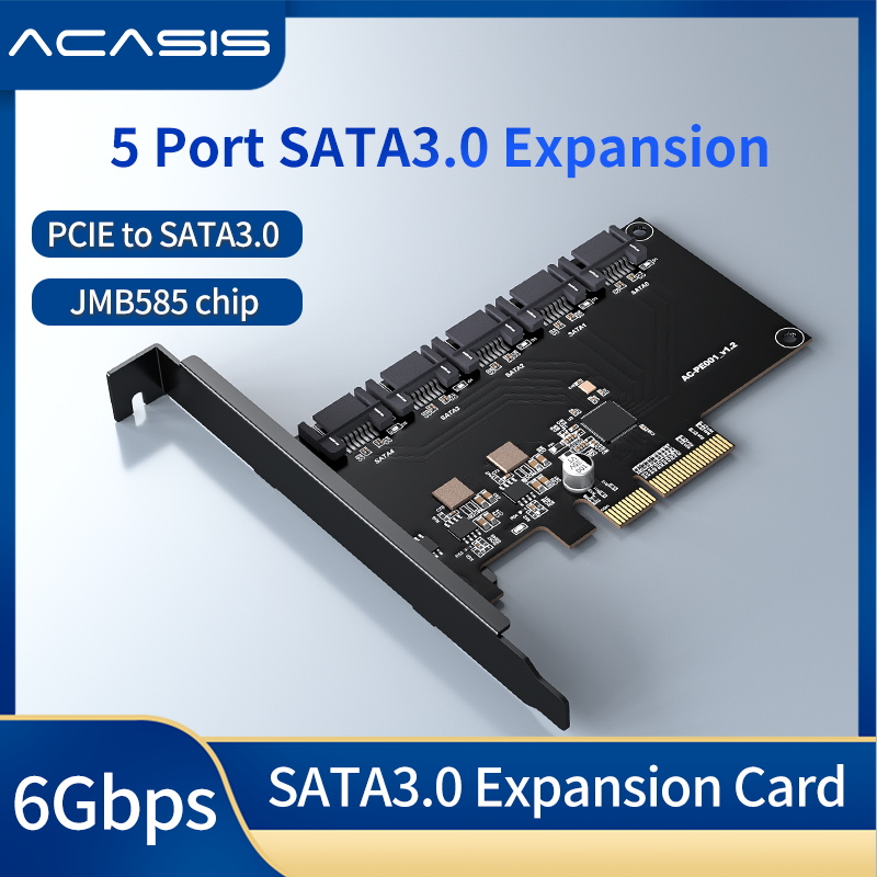 2X PH58 M2 SATA to PCIE Adapter Card Double Disc Display Card RAID