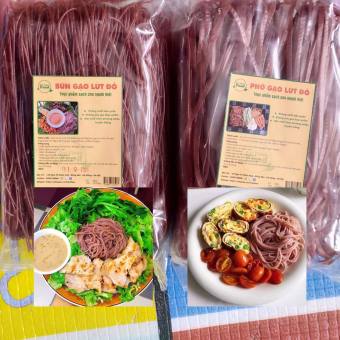 Combo mì bún phở gạo lứt eatclean loại đặc biệt new (1kg)