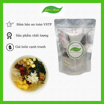 Set Nguyên Liệu Chè Sâm Bổ Lượng Nấu 25 Ly Thanh Nhiệt Giải Độc Mát Gan Nguyên Liệu Cao Cấp Let Nuts