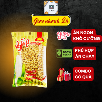 Bắp Chiên 200g / ngô/ bắp sấy / bánh ăn vặt / snack / bim bim / đồ ăn chay / bắp chiên hùng cường / bắp