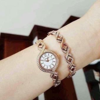 Đồng Hồ Nữ Armitron dây kim loại case 28mm