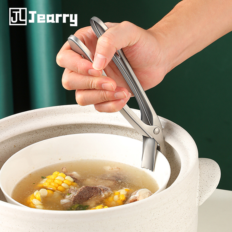 Gambar Jearry 304 Stainless Steel Bowls and Dishes Clip Anti Scald Tableware Kitchen Utensils