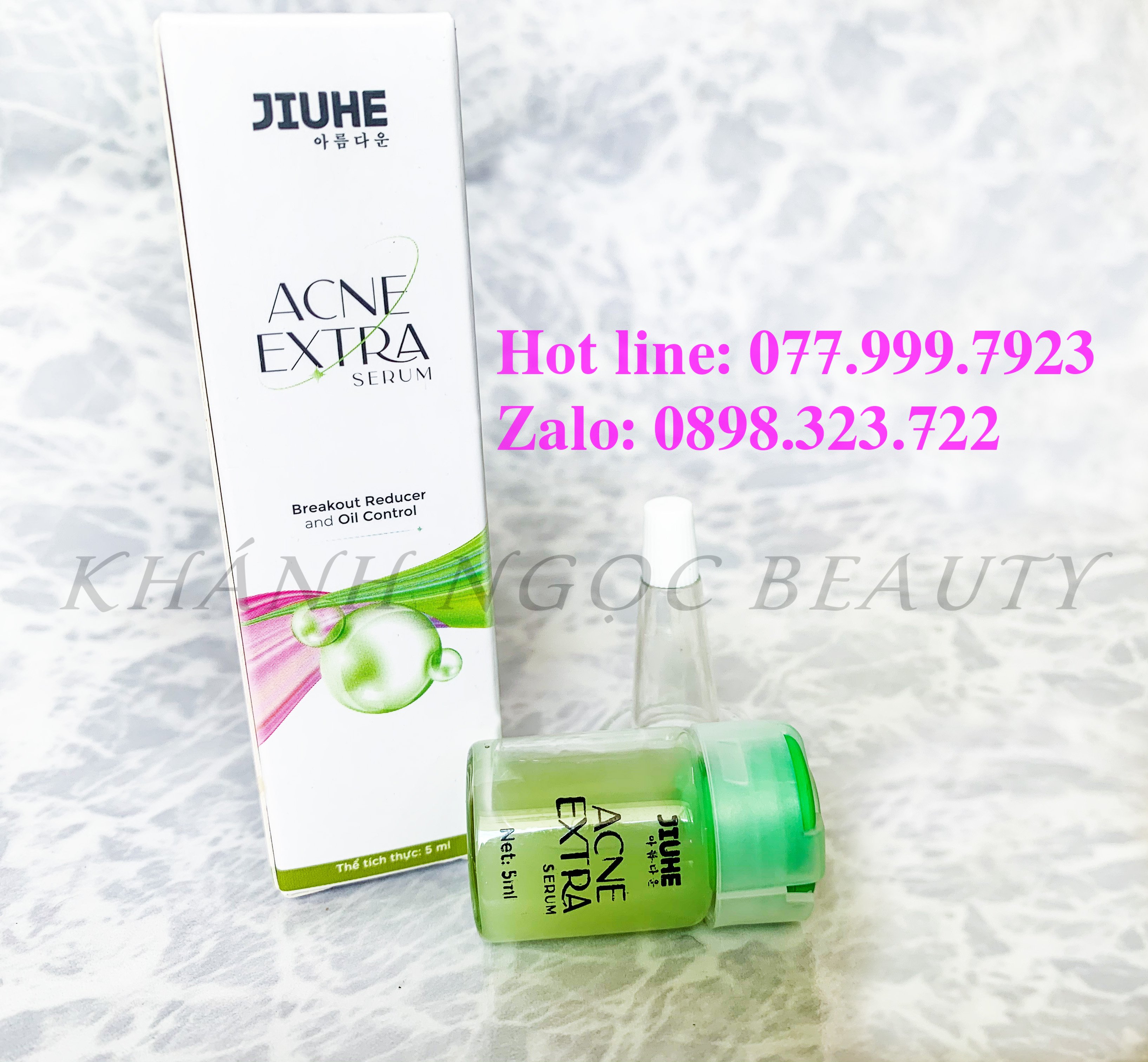 Serum jiuhe acnes nano mụn thanh tô chính hãng 100%