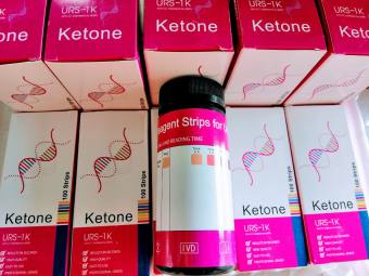 HỘP 100 que thử keto 1 thông số URS-1K