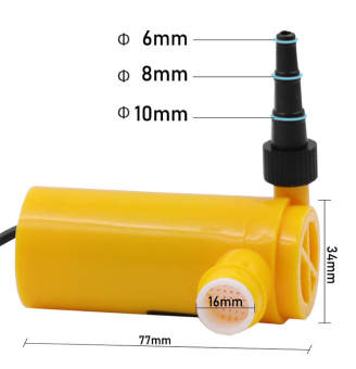 Máy bơm nước chìm mini 12v 10M 30W dùng cho máy cắt rãnh tường, thay nước bể cá.