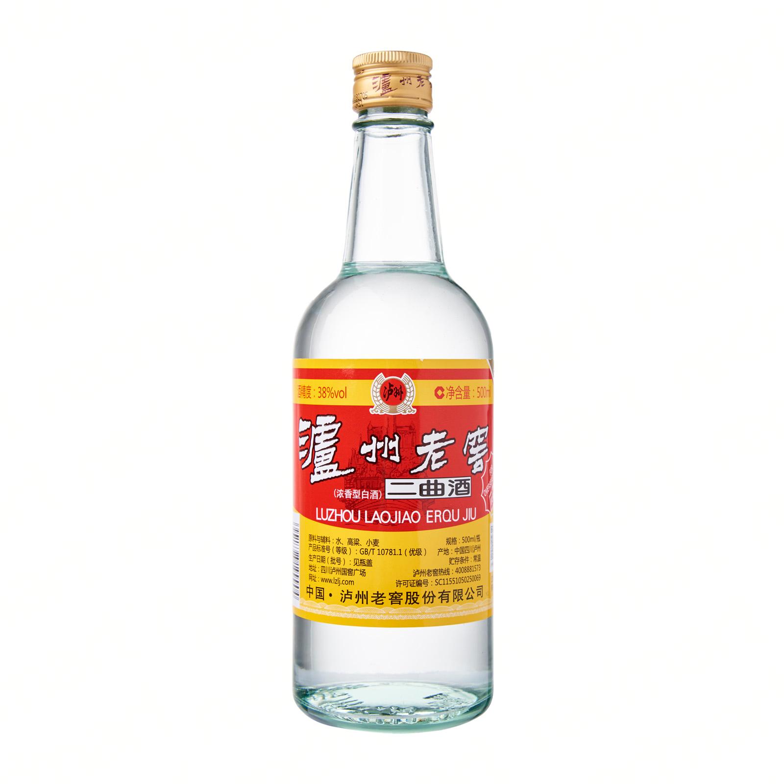 Luzhou Laojiao Tequ Strong Aroma Chinese Baijiu 500Ml - Premium