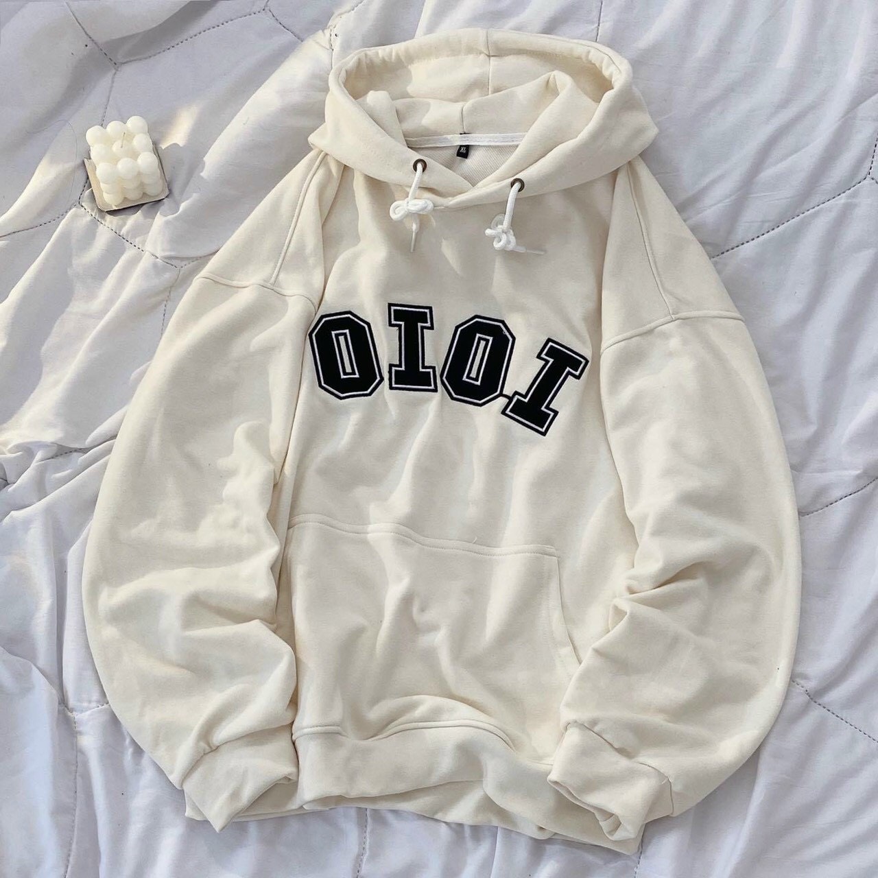 Áo khoác hoodie OIOI fom rộng unisex ulazzag thời trang mới