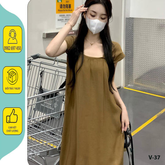Áo Dài Cách Tân Trơn Dáng Xuông vải Đũi mặc mát thấm hút mồ hôi tốt. |  Shopee Việt Nam