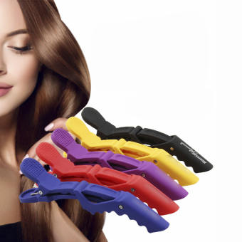 Kẹp cá sấu giúp kẹp chia nhỏ các phần tóc khi tạo kiểu (Combo 5 cái)
