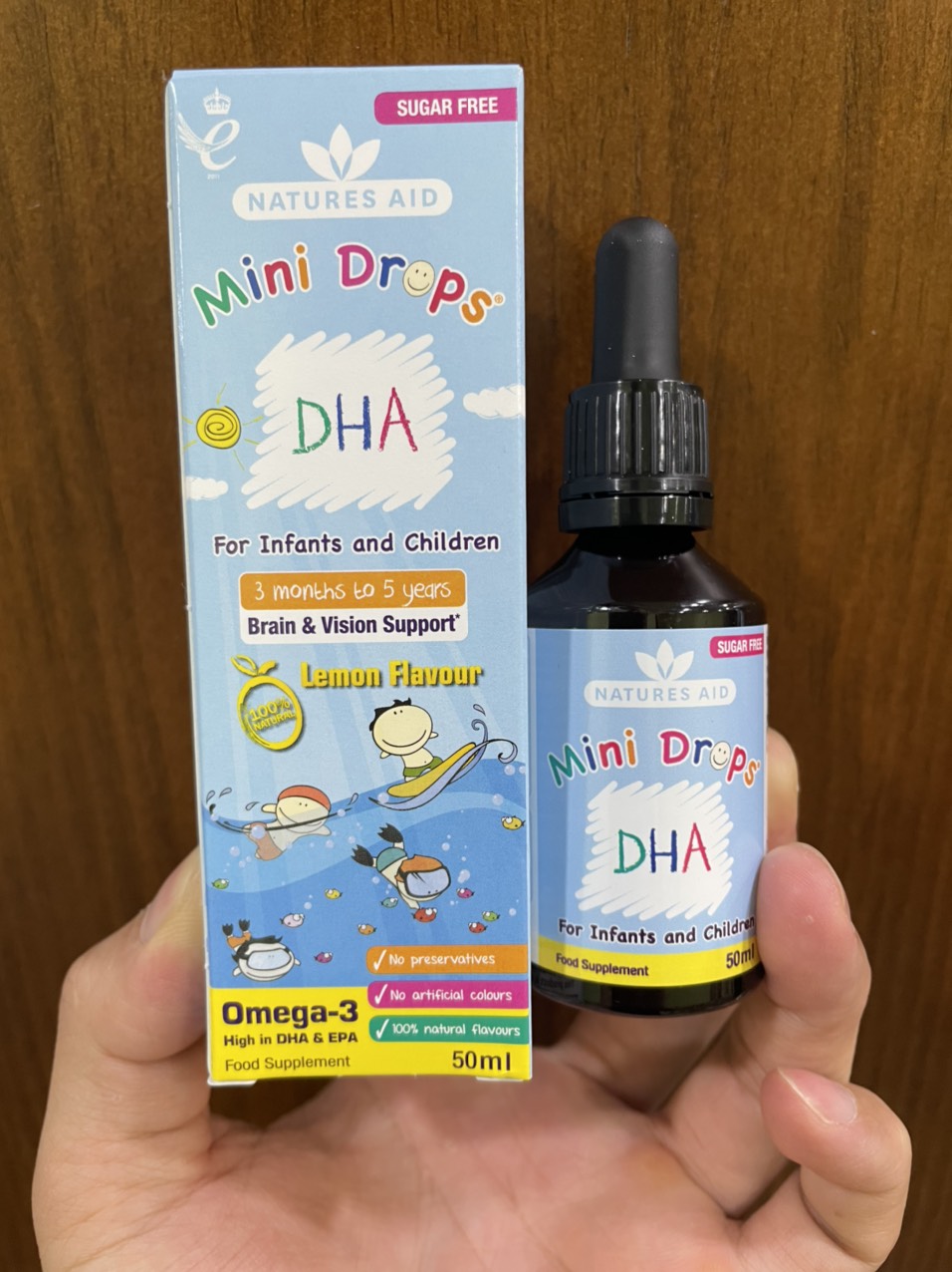 Dha drops , 50ml, cho bé từ 3 tháng đến 5 tuổi