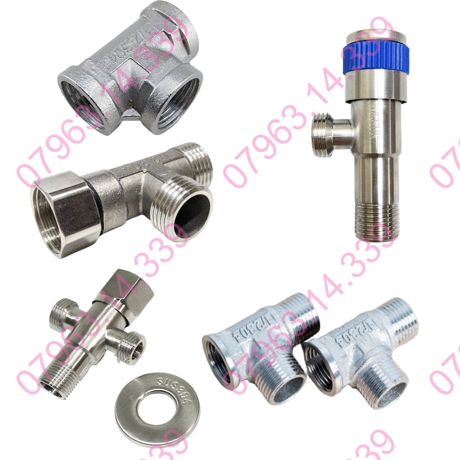 Van T cầu Van Giảm áp, Van F khóa , T cầu 2 ngã Tê cầu inox SUS 304, T cầu chết, T 3 ră 304T cầu khóa đôiVan T khóa nước bồn cầu 2 nhánh T cau giam ap, lựa chọn theo số hình ảnh TP18ng trong , T nối vòi xịt vệ sinh và bồn cầu inox
