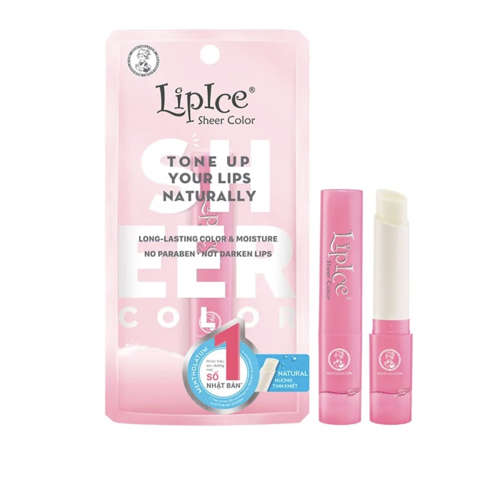 Son dưỡng môi lipice sheer color natural - hương tinh khiết