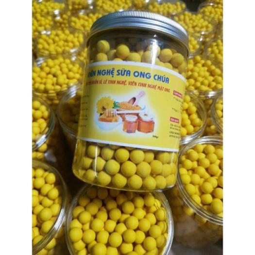 Viên Tinh Bột Nghệ Sữa Ong Chúa Cao Cấp (500gr) viên nghệ sữa ong chúa