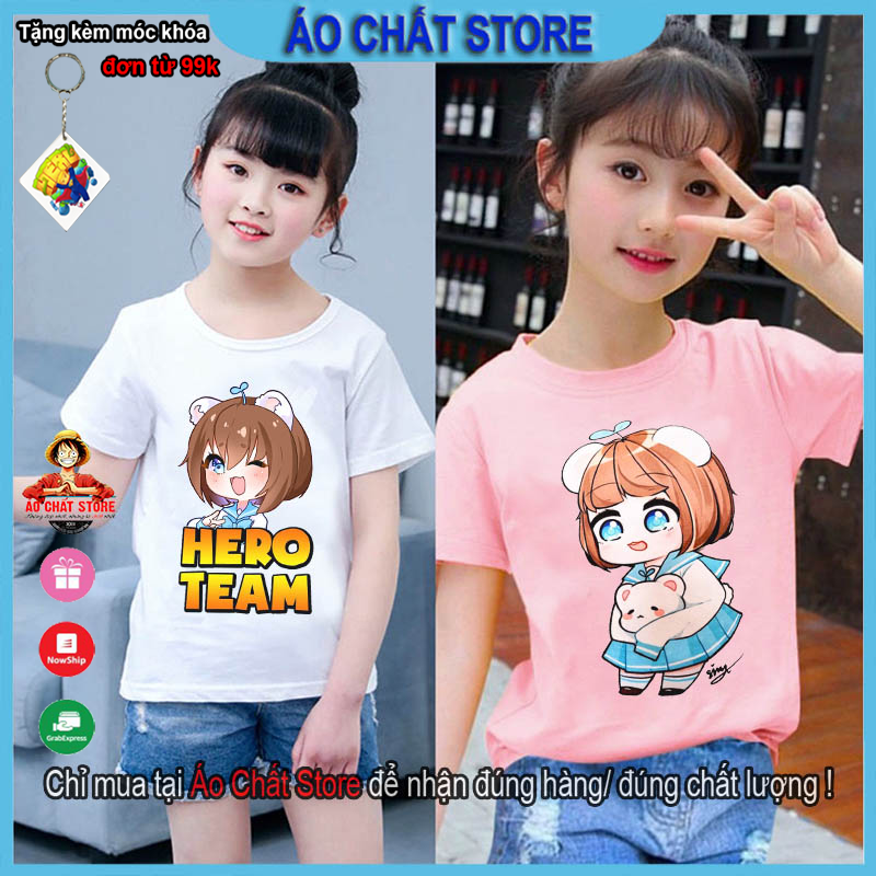 (VIDEO) Áo Thun Simmy | Sammy Đào Siêu Dễ Thương | Áo Hero Team SIMMY | SAMMY ĐÀO cho bé gái | trẻ em