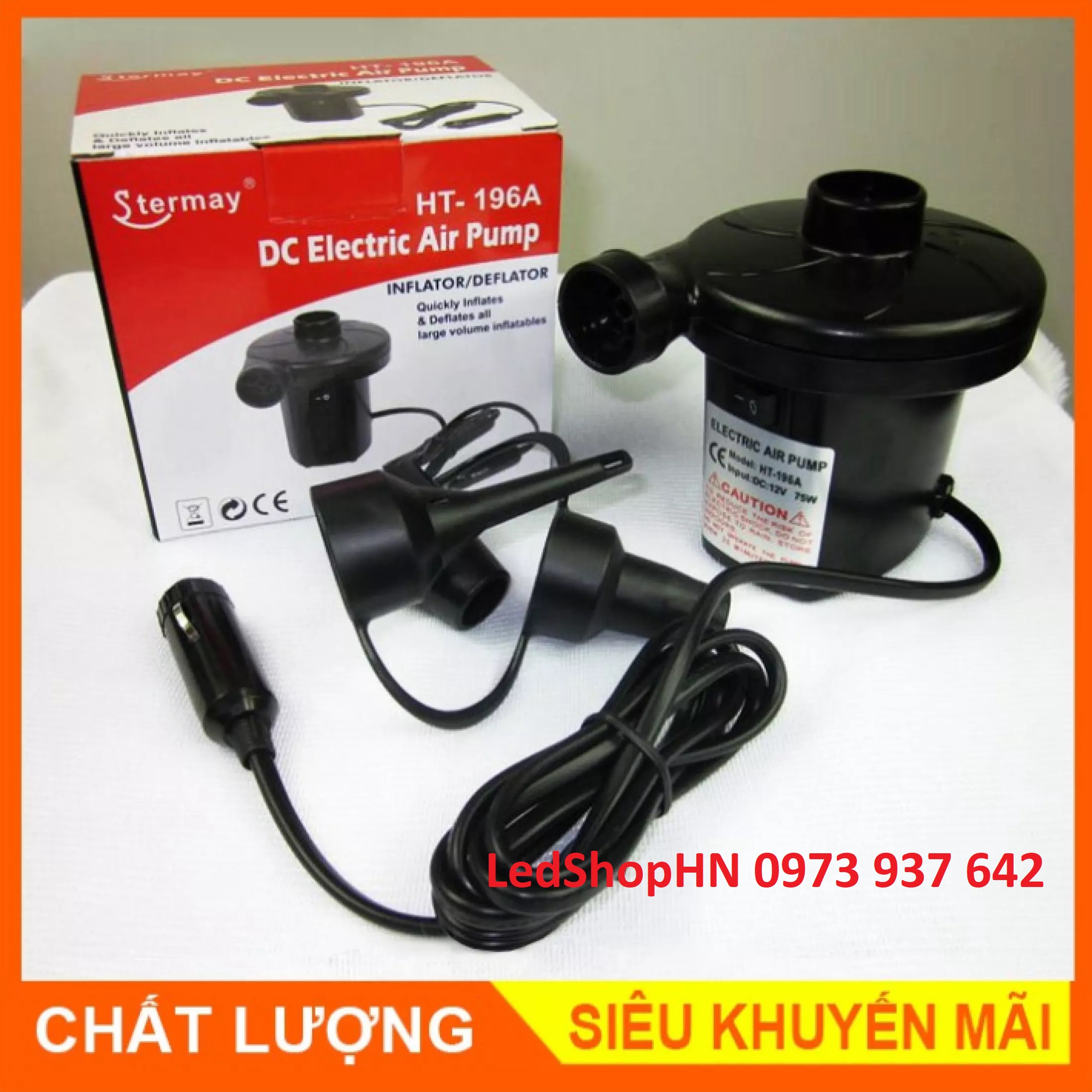 Bơm điện cho bể bơi siêu mạnh, bơm điện cho phao bơi, đệm hơi