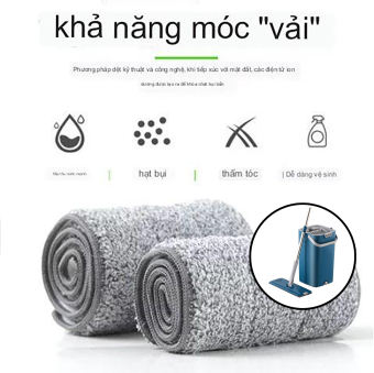 Lau Thay Thế Vải Lau Thay Thế Vải Lau Phẳng Thay Thế Vải Miễn Phí Rửa Tay Scratch Lười Lau Vải