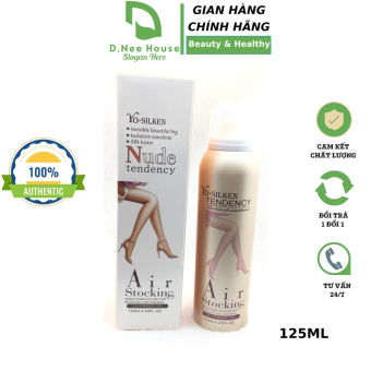 Kem che khuyết điểm tất phun Air Stocking 125ml che sẹo khuyết điểm lưng chân body toàn thân Hàn Quốc D,Nee House