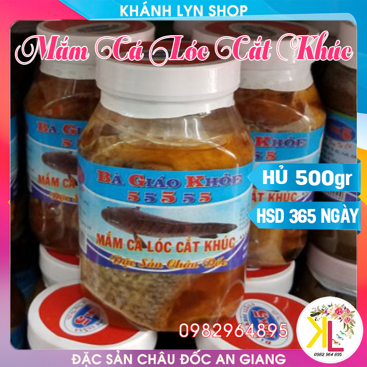 Mắm cá lóc cắt khúc bà giáo khỏe châu đốc an giang - hủ 500gr