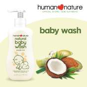 Human Nature Baby Wash - Hypoallergenic, Gentle Hair and Body