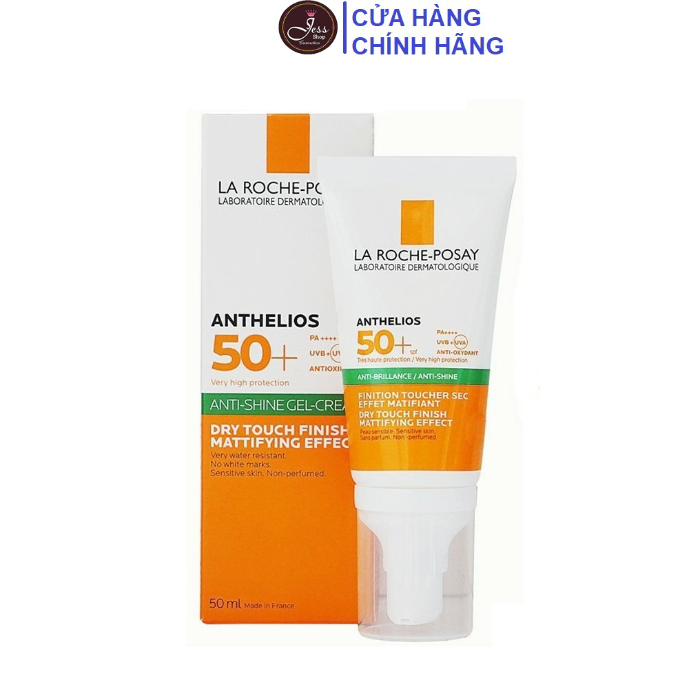 [Bản Cũ] Kem Chống Nắng Cho Da Dầu La Roche Posay Anthelios Anti Shine Gel Cream SPF 50+ PA++++ 50ml