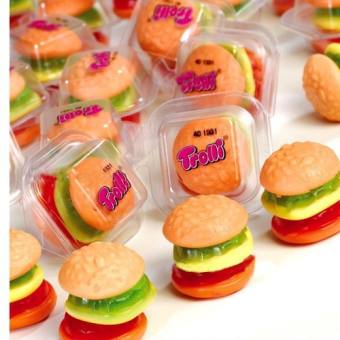 Combo 10 Kẹo Gum Trolli Mini Burger