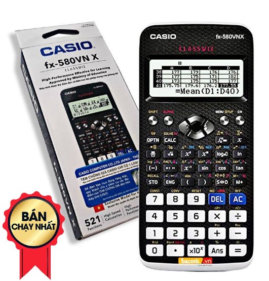 Máy tính casio fx 580vnx -fx580vnx - tính toán nhanh, độ chính xác cao, chất lượng bền