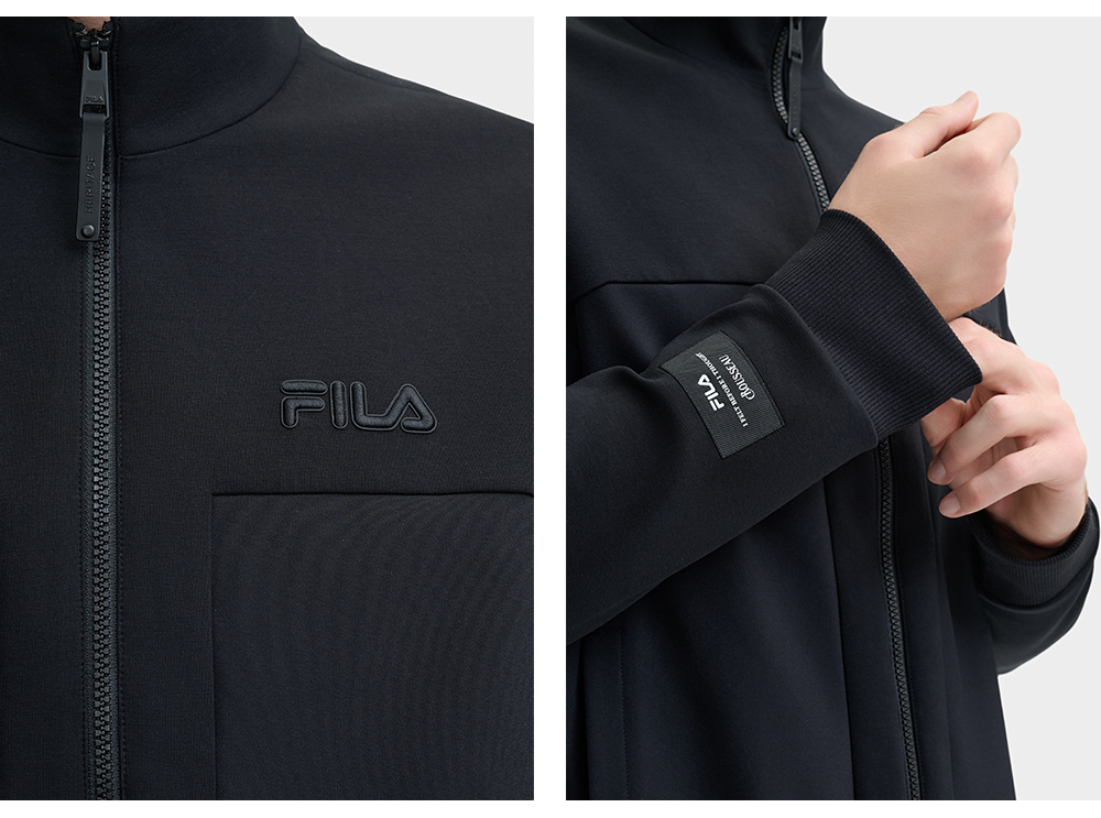 FILA CORE LIFESTYLE HERITAGE DREAM JUNGLE Men Jacket (Black) FILA CORE LIFESTYLE HERITAGE DREAM JUNGLE Men Jacket (Black)