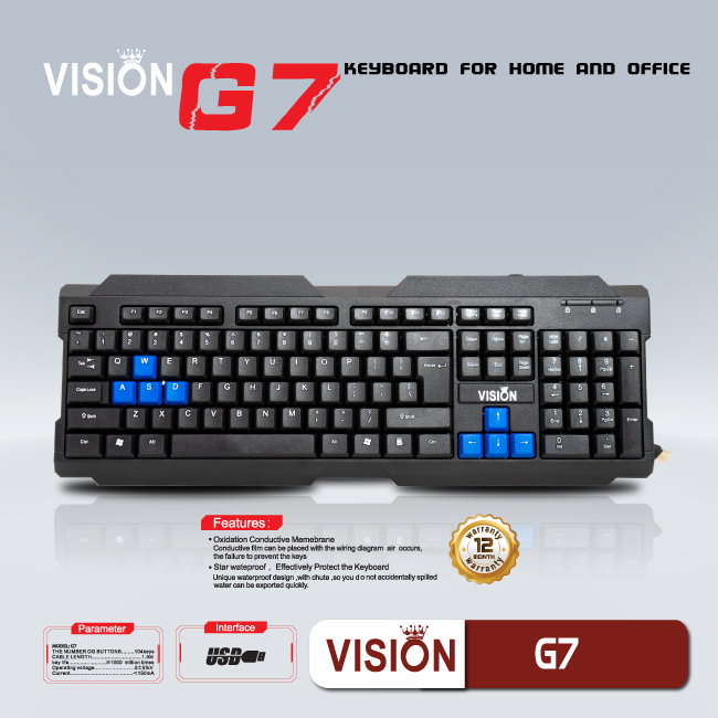 Bàn phím vision g7