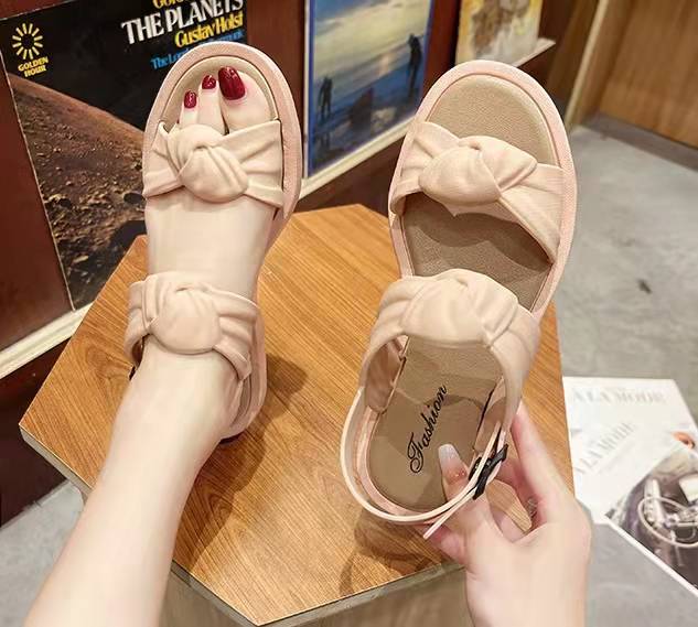 2-Strap Sandals Lightweight Comfortable Non-Slip Korean Style Model 090
