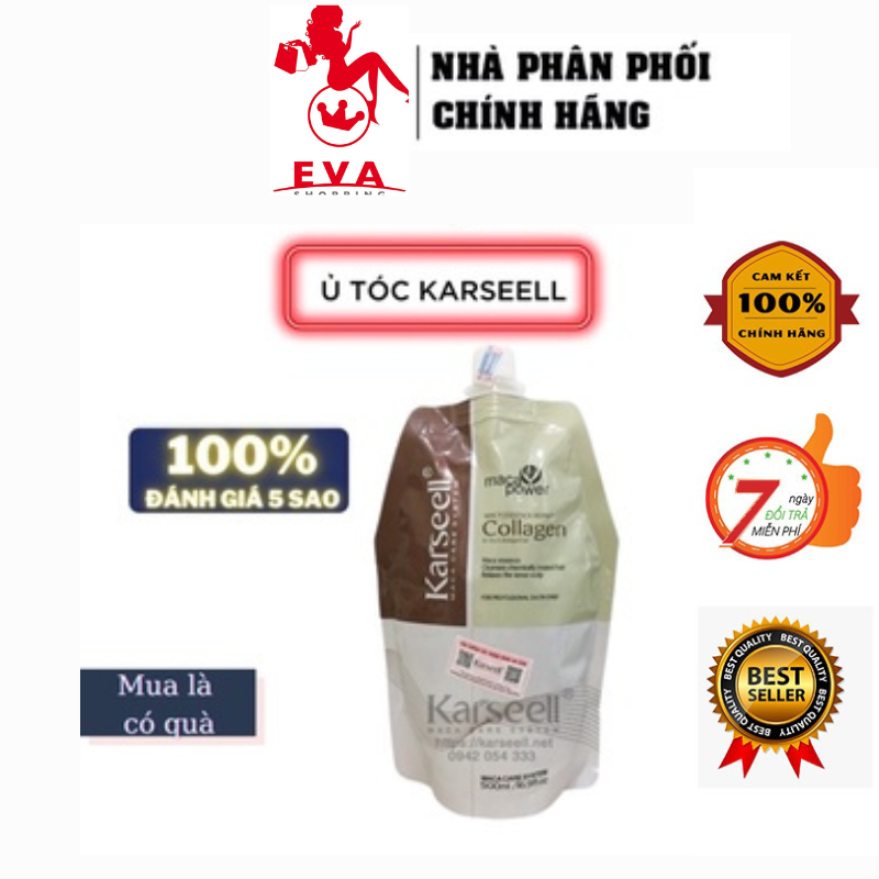 Ủ tóc phục hồi collagen Karseell chăm sóc tóc dưỡng tóc phục hồi hư tổn tóc hấp tóc chuyên nghiệp