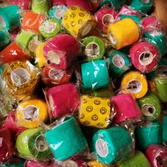 băng quấn máy băng dính vải quấn cố định máy xăm