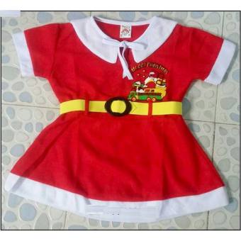 Đầm Noel nỉ cho bé gái