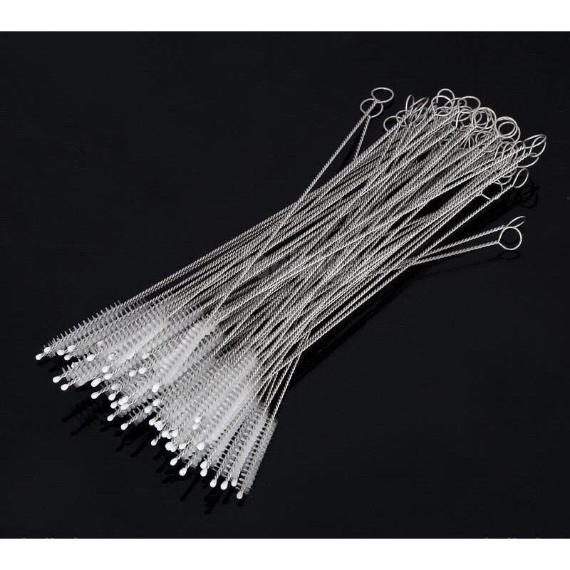 Bộ 5 que chổi cọ rửa ống hút bình tập uống, hút mũi cho bé 15cm