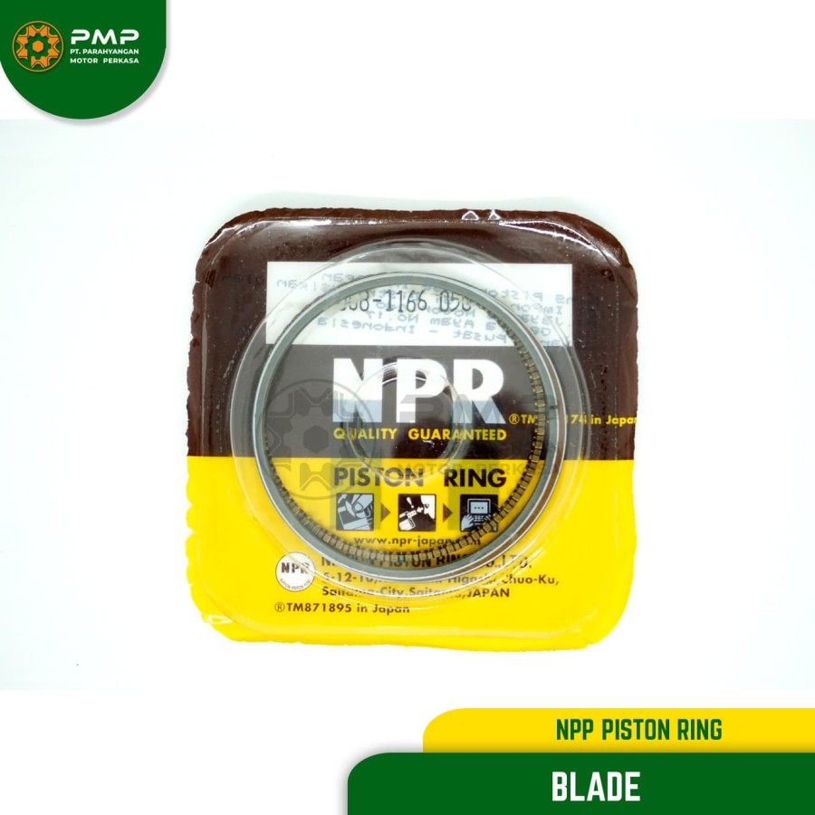 RING SEHER PISTON RING BLADE NPP Harga 62,160 rupiah*Gratis Ongkir