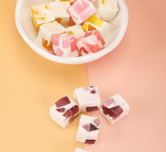 Combo 2 hộp Kẹo dẻo sữa chua / Thạch trái cây / Lactic Acid có hương vị Trái cây chứa đầy Kẹo mềm Đóng hộp 280g