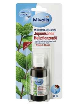 Tinh dầu bạc hà japanisches heinpflanzenol, xua tan căng thẳng, mệt mỏi, nhức đầu, chóng mặt, mỏi cơ, hàng Đức chính hãng