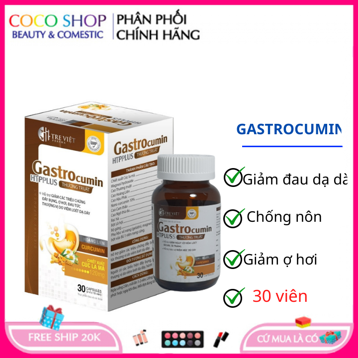 Viên uống giảm đau dạ dày Gastrocumin hộp 30 viên